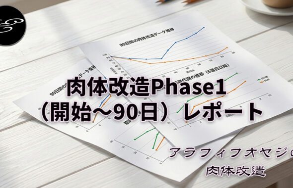 アラフィフオヤジの肉体改造Phase1（開始～90日）レポート