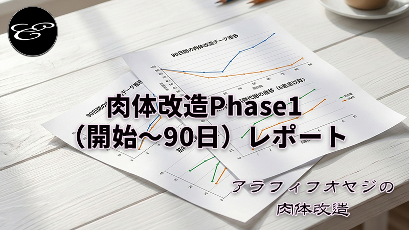 アラフィフオヤジの肉体改造Phase1（開始～90日）レポート