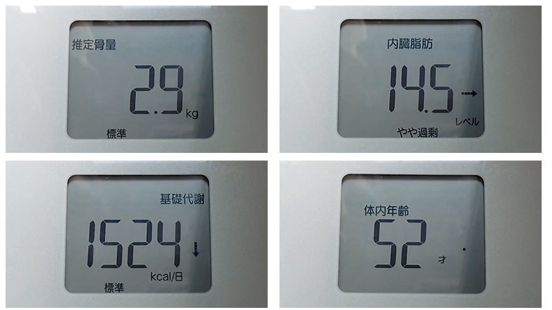 アラフィフオヤジの肉体改造記録20251130~1206 | Evolutionary-record アラフィフオヤジの肉体改造:測定データ20251206(その2)